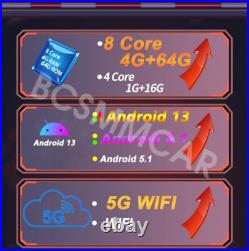 4G Dash Cam Android 13 Car Mirror DVR Camera GPS Navigation Recorder ADAS WIFI