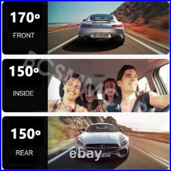 4G Dash Cam Android 13 Car Mirror DVR Camera GPS Navigation Recorder ADAS WIFI
