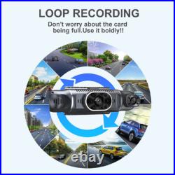 4 Lens Car DVR Dash Cam Video Camera Driving Recorder G-sensor Night Vision 170°