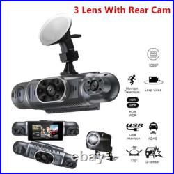 4 Lens Car DVR Dash Cam Video Camera Driving Recorder G-sensor Night Vision 170°