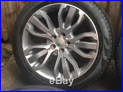 4 x GENUINE 21 RANGE ROVER SPORT VOGUE DISCOVERY L494 L405 ALLOY WHEELS TYRES