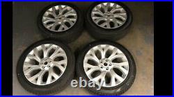 4 x LAND ROVER RANGE ROVER VOGUE SPORT DISCOVERY ALLOY WHEELS PIRELLI TYRES
