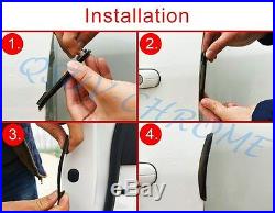 4pcs Car Accessories Door Edge Guard Strip Decorate Anti-rub Scratch Protection