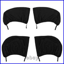 4pcs Car Sun Shades Curtains Sun Block Mesh Window Shade Protection For Summer 4pcs Car Sun Shades Curtains Sun Block Mesh Window Shade Protection For Summer