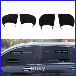 4pcs Car Sun Shades Curtains Sun Block Mesh Window Shade Protection For Summer 4pcs Car Sun Shades Curtains Sun Block Mesh Window Shade Protection For Summer