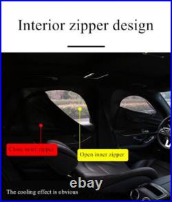 4pcs Car Sun Shades Curtains Sun Block Mesh Window Shade Protection For Summer 4pcs Car Sun Shades Curtains Sun Block Mesh Window Shade Protection For Summer