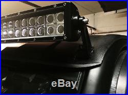 50 52 Inch Curved led light bar + 2x Pods + Wiring UTV Land Rover Defender SUV