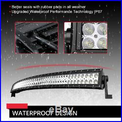52INCH 300W Curved LED LIGHT BAR Combo Beam OFF-ROAD DRIVING LAMP VS 44 54