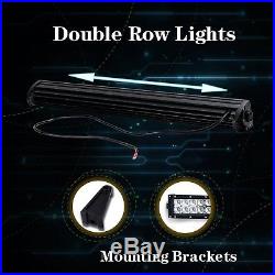 52 Curved LED Light Bar High Intensity Spot Lamp Kit For LANDROVER DEFENDER