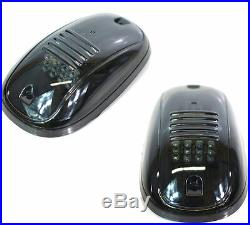 5 Pcs Smoke Lens Amber 9LED Car Van SUV Cab Roof Top Marker Lights & Switch Kit