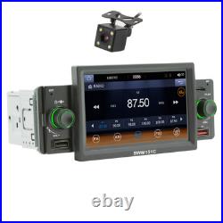 5in 1 Din Carplay Android Auto Radio Car Stereo MP5 Player Mirror Link WithCamera