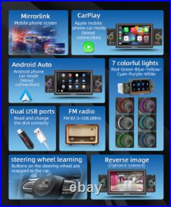 5in 1 Din Carplay Android Auto Radio Car Stereo MP5 Player Mirror Link WithCamera