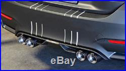 63mm 89mm Carbon Fiber Car SUV Dual Exhaust Pipe Tail Muffler Tip Chrome Blue 2X