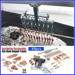 69Pcs electric stud welder auto body repair tools dent ding puller kit