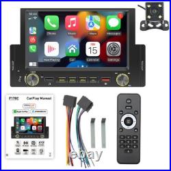 6.2 Inch Touch Screen Car Portable For Apple CarPlay Android Auto WithRear Camera