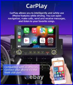 6.2 Inch Touch Screen Car Portable For Apple CarPlay Android Auto WithRear Camera