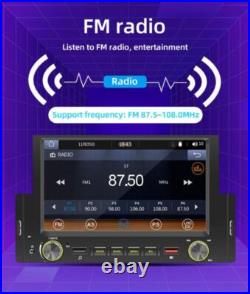 6.2 Inch Touch Screen Car Portable For Apple CarPlay Android Auto WithRear Camera