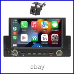 6.2 Inch Touch Screen Car Portable For Apple CarPlay Android Auto WithRear Camera