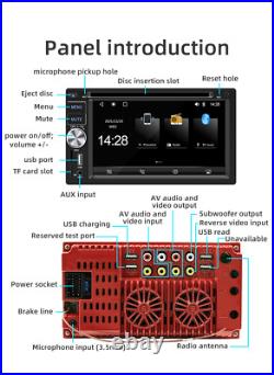 6.2in Car DVD Player Double 2Din Stereo Radio Bluetooth USB FM RDS Mirror Link 6.2in Car DVD Player Double 2Din Stereo Radio Bluetooth USB FM RDS Mirror Link