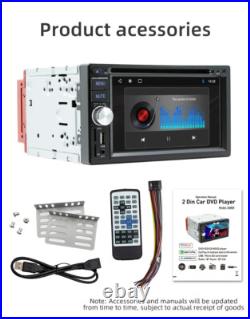 6.2in Car DVD Player Double 2Din Stereo Radio Bluetooth USB FM RDS Mirror Link 6.2in Car DVD Player Double 2Din Stereo Radio Bluetooth USB FM RDS Mirror Link