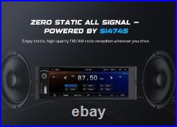 6.36 Car Stereo 1DIN Wireless Apple CarPlay Android Auto SatNav + Backup Camera