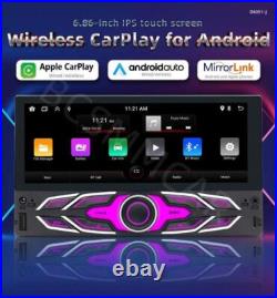 6.86 Android 13 For Apple Carplay Car Stereo GPS Navi Radio Wifi With Camera