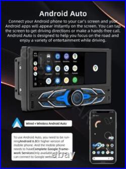 6.86 Android 13 For Apple Carplay Car Stereo GPS Navi Radio Wifi With Camera
