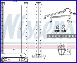 707221 Nissens Heat Exchanger, Interior Heating Front For Land Rover