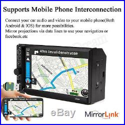 7Double 2DIN Multimedia MP3 NP5 Player Car Stereo Radio HD BT In Dash Bluetooth