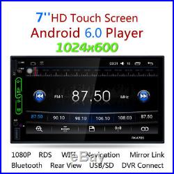 7 2DIN Car Stereo MP5 Player Radio Bluetooth Head Camera GPS Navigation Android