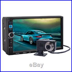 7'' Capacitive Android MP5 Unit Car GPS Navigation Bluetooth WIFI Stereo Radio