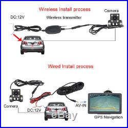 7'' Capacitive Touch Screen Car GPS Navigation Sat Nav Bluetooth & Backup Camera
