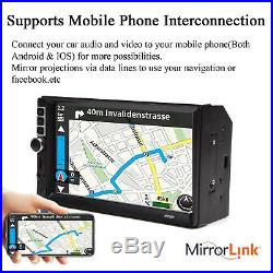 7 Car Radio Stereo MP5 Player Touch Screen with Rear HD Camera for Ford Fiesta
