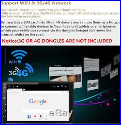 7 Double 2 Din Android 8.1 Car Stereo Radio GPS SAT NAV WiFi 3G 4G OBD MLK BT