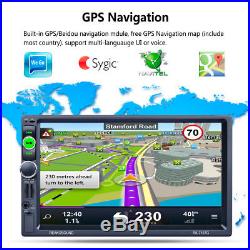 7 Double 2 Din Car MP5 Unit GPS Navigation FM RDS Radio Bluetooth MP3 Charger