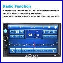 7 Double Din Car NEW Radio Stereo MP5 Bluetooth FM AUX USB HIGH QULITY UK