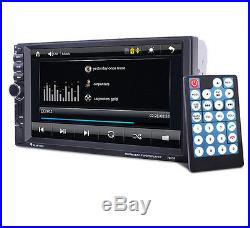 7 HD 2 DIN Car MP5 MP3 Player Radio Stereo Touch Bluetooth GPS Navigation FM TV