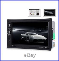7 HD 2 DIN Car MP5 MP3 Player Radio Stereo Touch Bluetooth GPS Navigation FM TV