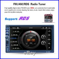 7'' inch 2 Din Bluetooth Car Stereo Touch Screen MP5 GPS Navigation Radio Player