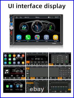 7in 2DIN Car Stereo CarPlay Android Auto Bluetooth Mirror Link MP5 Player WithCam