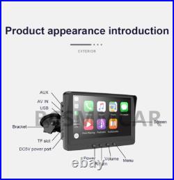 7in Car Touch Screen Portable Wireless For Apple CarPlay Android Auto Radio 7in Car Touch Screen Portable Wireless For Apple CarPlay Android Auto Radio