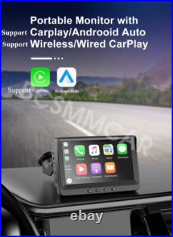 7in Car Touch Screen Portable Wireless For Apple CarPlay Android Auto Radio 7in Car Touch Screen Portable Wireless For Apple CarPlay Android Auto Radio