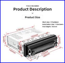 7in Single Din Car Stereo Radio MP5 Player Bluetooth FM Carplay Android Auto USB 7in Single Din Car Stereo Radio MP5 Player Bluetooth FM Carplay Android Auto USB
