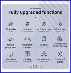7in Single Din Car Stereo Radio MP5 Player Bluetooth FM Carplay Android Auto USB 7in Single Din Car Stereo Radio MP5 Player Bluetooth FM Carplay Android Auto USB