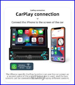 7in Single Din Car Stereo Radio MP5 Player Bluetooth FM Carplay Android Auto USB