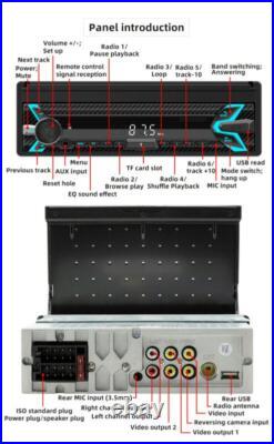 7in Single Din Car Stereo Radio MP5 Player Bluetooth FM Carplay Android Auto USB