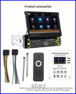 7in Single Din Car Stereo Radio MP5 Player Bluetooth FM Carplay Android Auto USB 7in Single Din Car Stereo Radio MP5 Player Bluetooth FM Carplay Android Auto USB