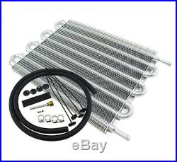 8 Row OIL COOLER Remote Transmission Oil Cooler/Auto-Manual Radiator Converter