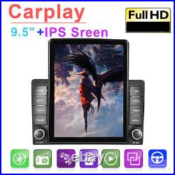 9.5in Double Din Car Stereo Radio CarPlay Mirror Link Bluetooth FM MP5 Player