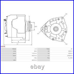 Alternator As-pl A3076 For, Bmw, Land Rover, Opel, Vauxhall